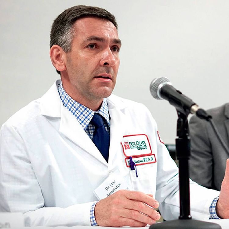 Igor A. Astsaturov, MD, PhD speaks at the Cancer Moonshot Summit.