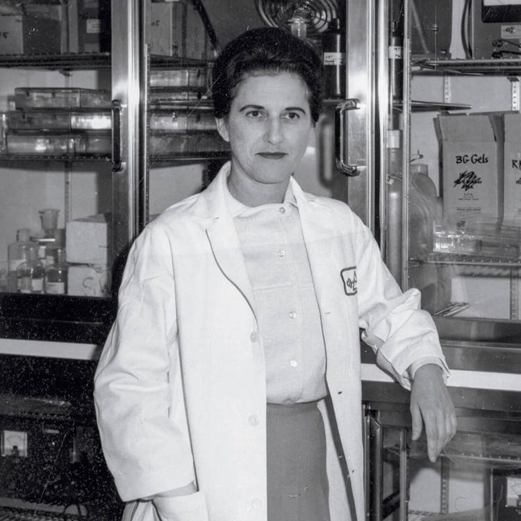 Black and white photo of Beatrice Mintz, PhD.